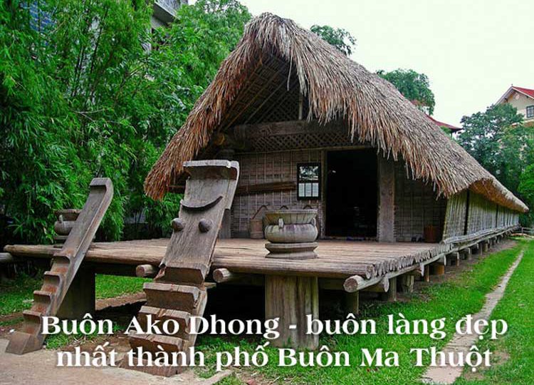 Buôn Ako Dhong - buôn làng đẹp nhất thành phố Buôn Ma Thuột