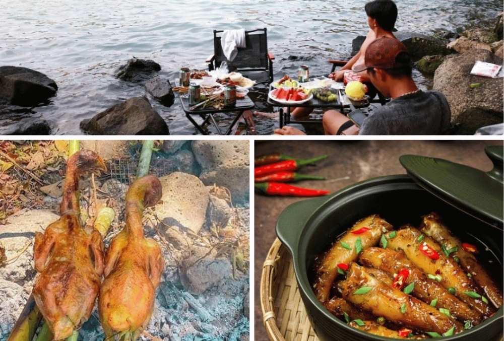 Ẩm Thực Tại Thác Gia Long